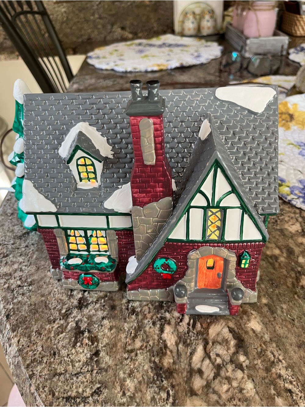 Dept 56- Oak Grove Tutor Snow Village